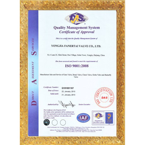 ISO900:2008 质量管理体系认证